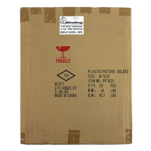 16" x 20" Print Protector Display Sleeve - 25pk