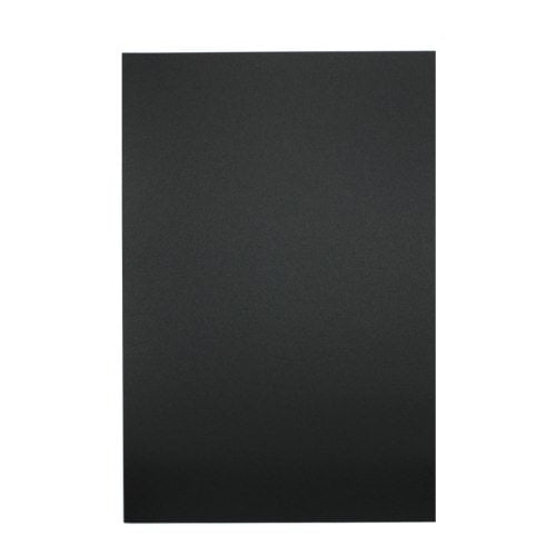16mil Black Leather Grain Poly 5.5" x 8.5" Covers (50pk)