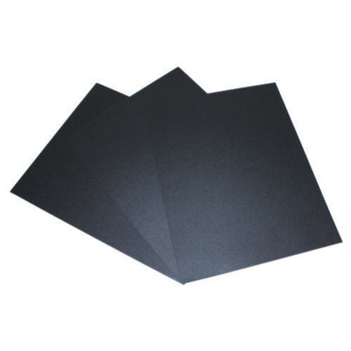 16mil Black Leather Grain Poly 8.5" x 11" Covers - 50pk