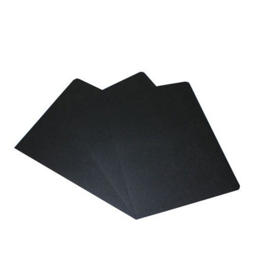 16mil Black Leather Grain Poly 8.75" x 11.25" Covers (50pk)