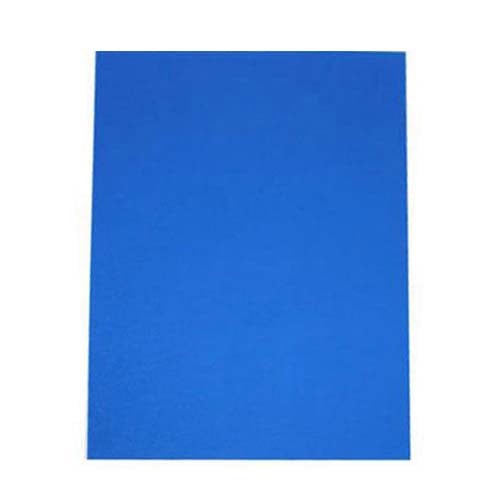 16mil Blue Leather Grain Poly 5.5" x 8.5" Covers (50pk)