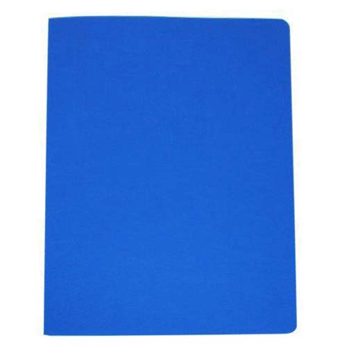 16mil Blue Leather Grain Poly 8.75" x 11.25" Covers (50pk)