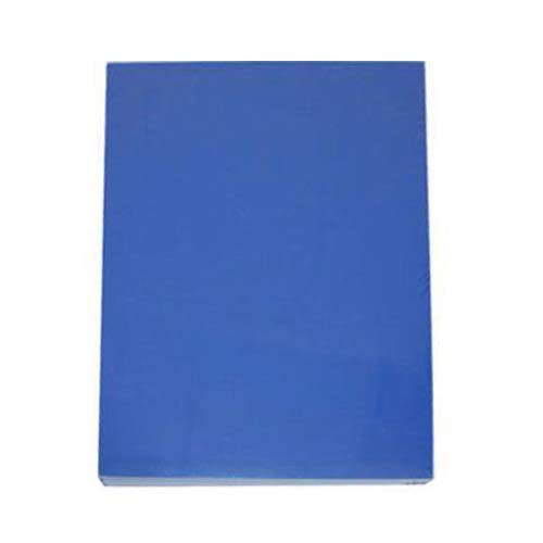 16mil Blue Leather Grain Poly Covers