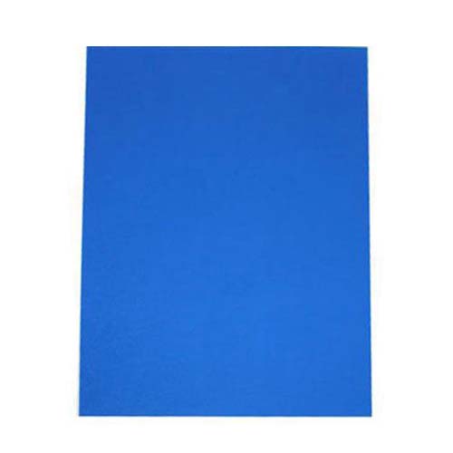 16mil Blue Leather Grain Poly Covers