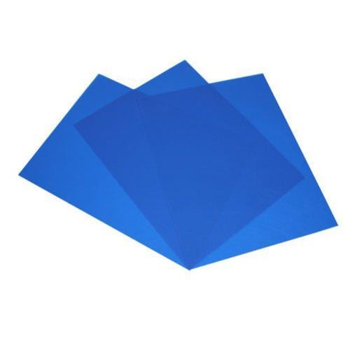 16mil Blue Leather Grain Poly Covers