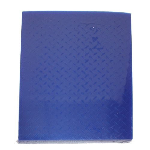 16mil Crystal Embossed Transparent Blue Covers (50pk)
