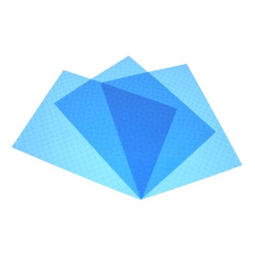 16mil Crystal Embossed Transparent Blue Covers (50pk)