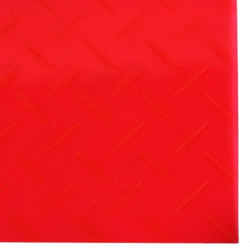 16mil Crystal Embossed Transparent Red Covers (50pk)