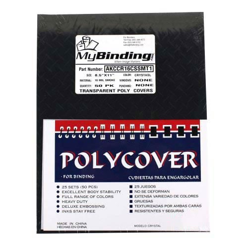 16mil Crystal Embossed Transparent Smoke Covers (50pk)
