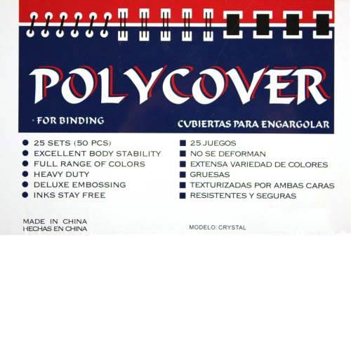 16mil Crystal Embossed Transparent Smoke Covers (50pk)