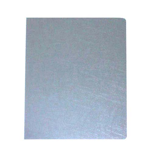 16mil Gray Leather Grain Poly 8.75" x 11.25" Covers (50pk)
