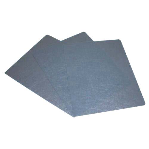 16mil Gray Leather Grain Poly 8.75" x 11.25" Covers (50pk)