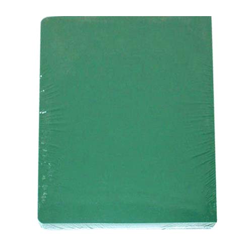 16mil Green Leather Grain Poly 8.75" x 11.25" Covers (50pk)