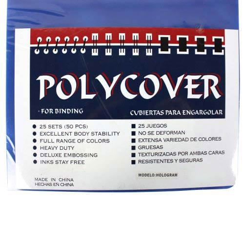 16mil Holographic 3D Blue 8.75" x 11.25" Covers (50pk)