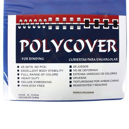 16mil Holographic 3D Blue Covers (50pk)
