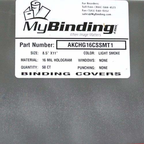 16mil Holographic 3D Smoke 8.5" x 11" Covers (50pk)