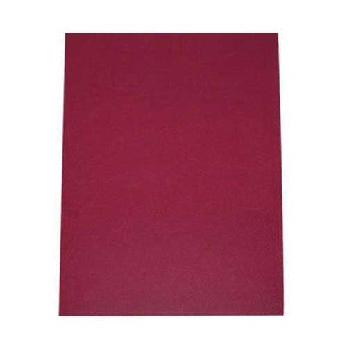 16mil Maroon Leather Grain Poly 5.5" x 8.5" Covers (50pk)