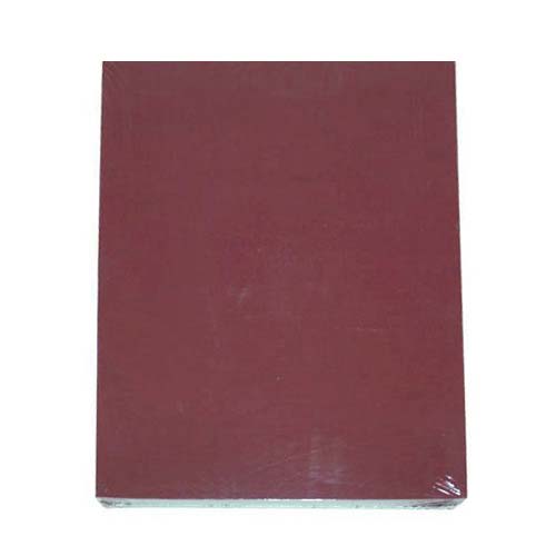 16mil Maroon Leather Grain Poly 8.5" x 11" Covers (50pk)
