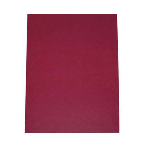 16mil Maroon Leather Grain Poly 8.5" x 11" Covers (50pk)