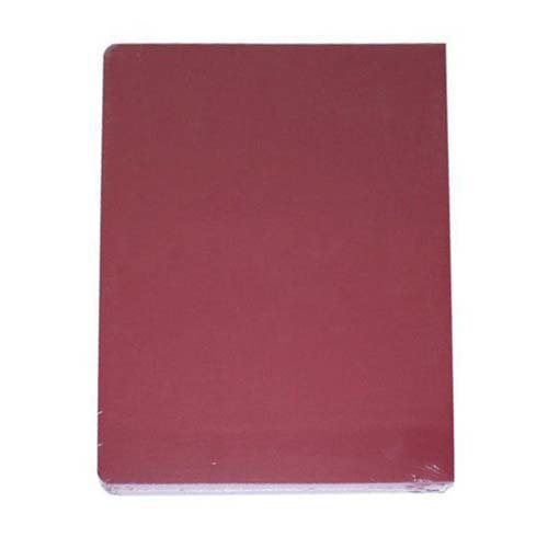 16mil Maroon Leather Grain Poly  8.75" x 11.25" Covers (50pk)
