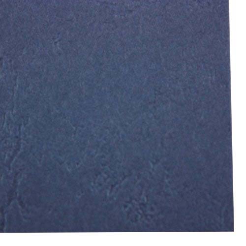 16mil Navy Leather Grain Poly 8.75" x 11.25" Covers (50pk)