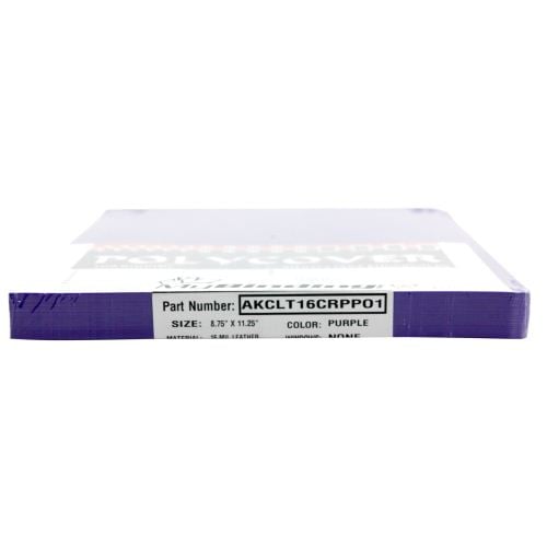 16mil Purple Leather Grain Poly 8.75" x 11.25" Covers (50pk)