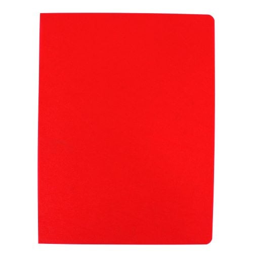 16mil Red Leather Grain Poly 8.75" x 11.25" Covers (50pk)