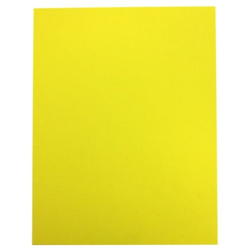 16mil Yellow Leather Grain Poly 8.5" x 11" Covers (50pk)