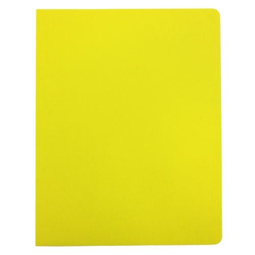 16mil Yellow Leather Grain Poly 8.75" x 11.25" Covers (50pk)