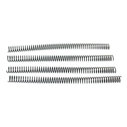 16mm Black 4:1 Pitch Spiral Binding Coil - 100pk
