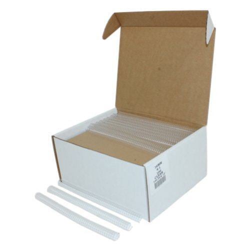 16mm Clear 4:1 Pitch Spiral Binding Coil - 100pk