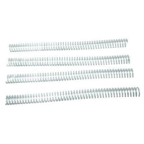 16mm Clear 4:1 Pitch Spiral Binding Coil - 100pk