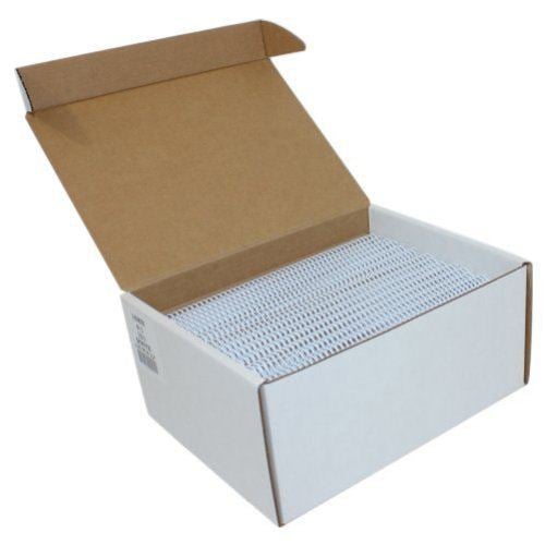 16mm White 4:1 Pitch Spiral Binding Coil - 100pk