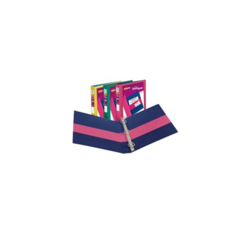 Avery 1" Assorted Two Tone Durable Slant Ring View Binders 12pk - 17191