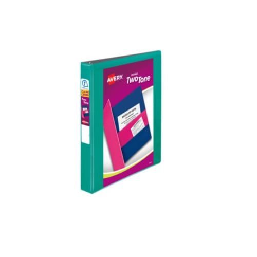 Avery 1" Assorted Two Tone Durable Slant Ring View Binders 12pk - 17191