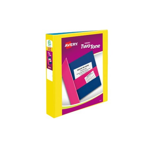 Avery 1-1/2" Assorted Two Tone Durable Slant Ring View Binders 12pk - 17291