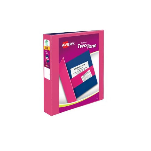 Avery 1-1/2" Assorted Two Tone Durable Slant Ring View Binders 12pk - 17291