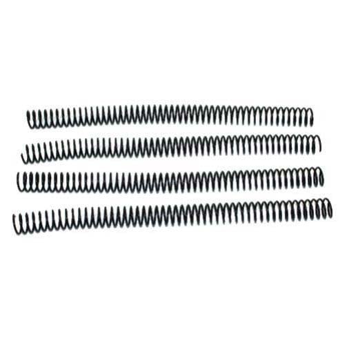 17mm Black 4:1 Pitch Spiral Binding Coil - 100pk