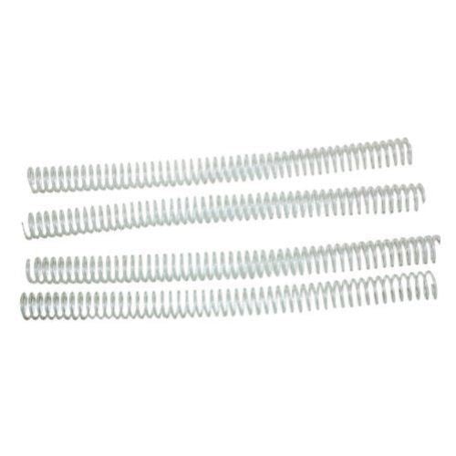 17mm Clear 4:1 Pitch Spiral Binding Coil - 100pk