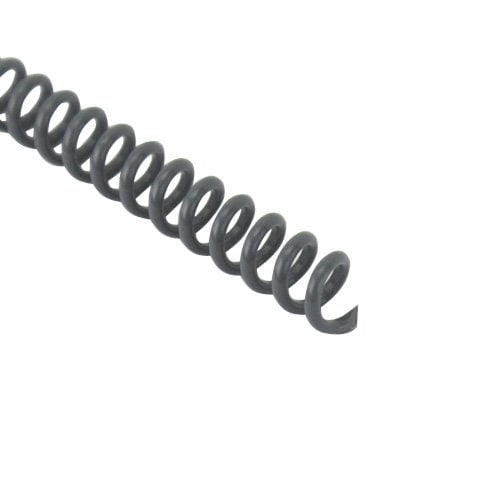 17mm Gray 4:1 Pitch Spiral Binding Coil - 100pk