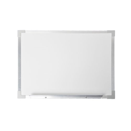 18" x 24" Black Flannel/Magnetic Dry-Erase Two-Sided Board with Aluminum Frame