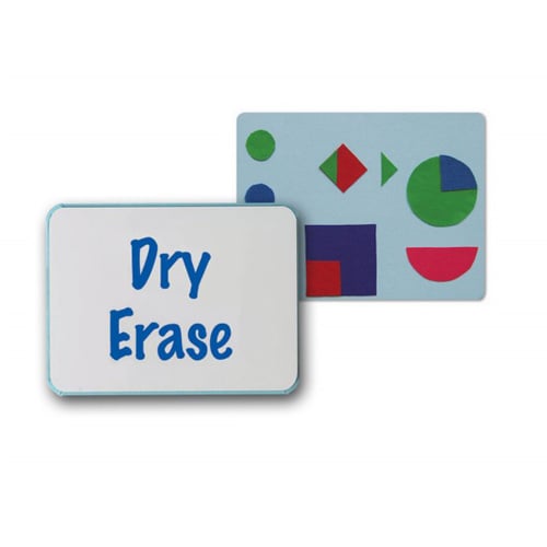 18" x 24" Two-Sided Flannel/Dry-Erase Boards - 12pk