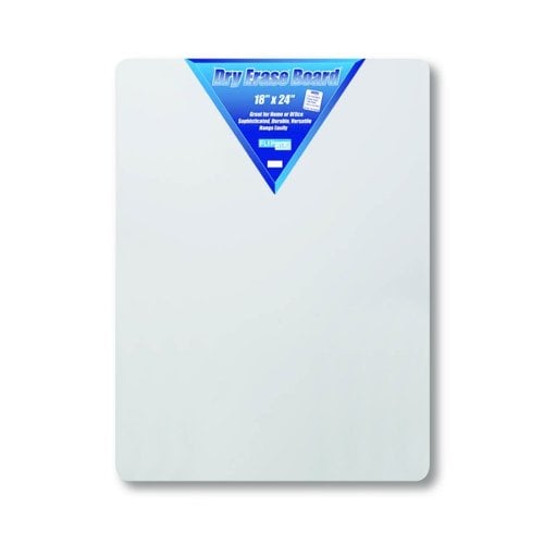 18" x 24" Two-Sided Unframed Dry Erase Boards - 12pk