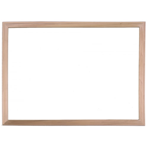 36" x 48" Wood Framed White Dry-Erase Board