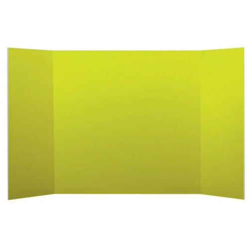 18" x 48" 1-Ply Yellow Corrugated Project Boards - 24pk