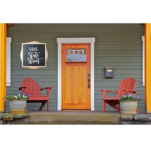 Design Your Own Wood Framed 29" x 29" Black Chalkboard - 18322