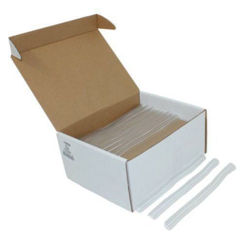 18mm Clear 4:1 Pitch Spiral Binding Coil - 100pk