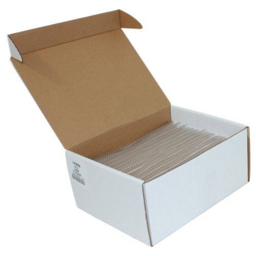 18mm Clear 4:1 Pitch Spiral Binding Coil - 100pk