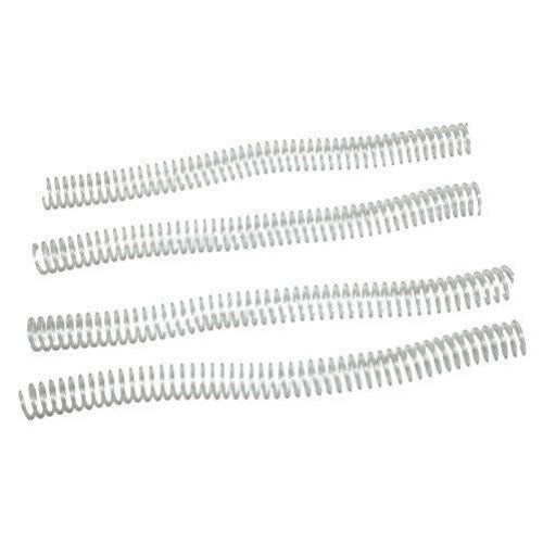 18mm Clear 4:1 Pitch Spiral Binding Coil - 100pk