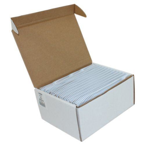 18mm White 4:1 Pitch Spiral Binding Coil - 100pk